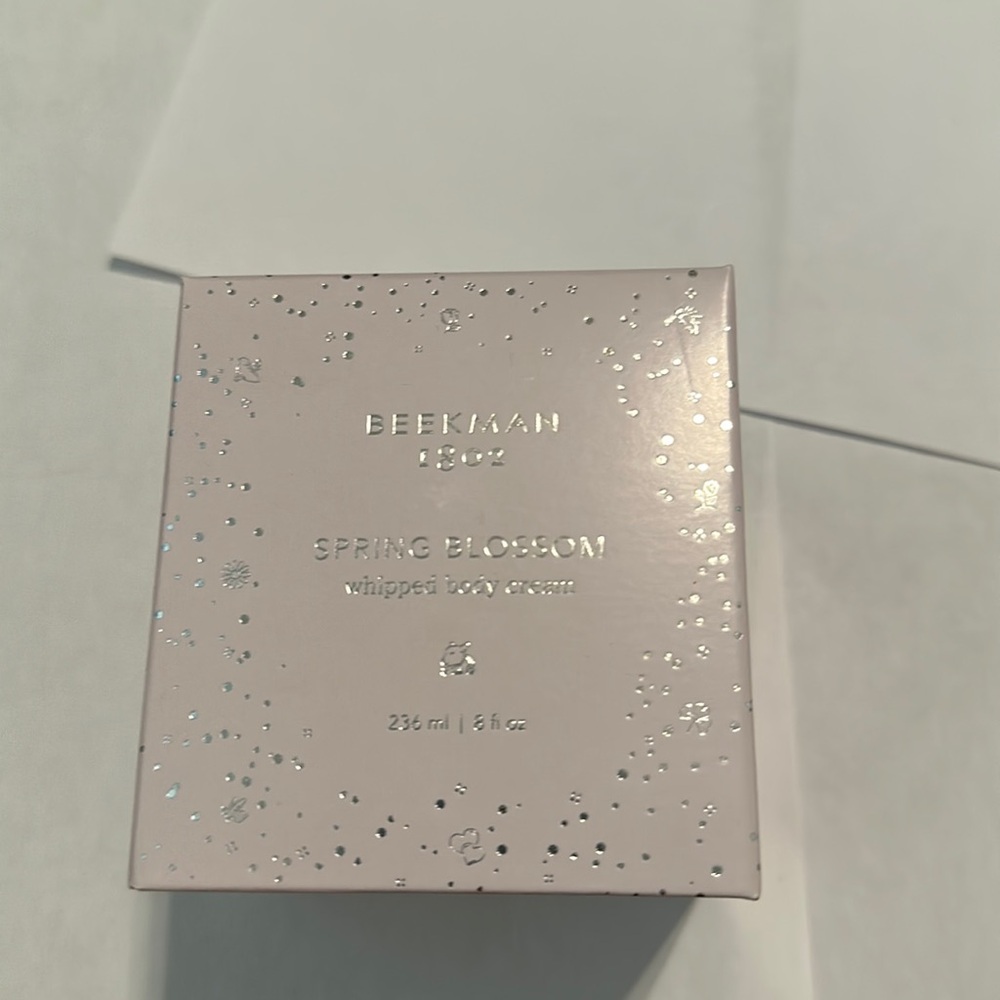 - Beekman 1802 spring blossom body cream 8oz. Brand new!